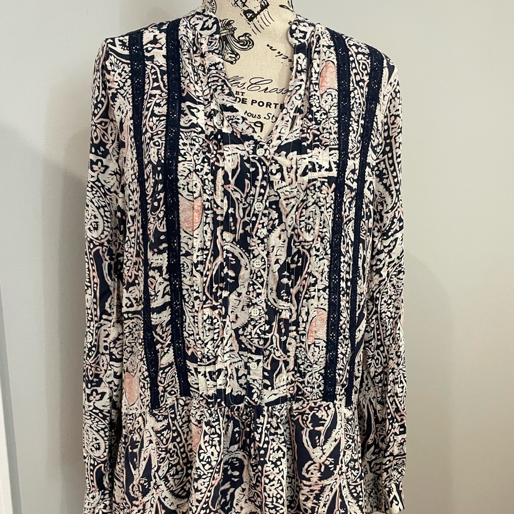 Anthropologie Tiny paisley dress